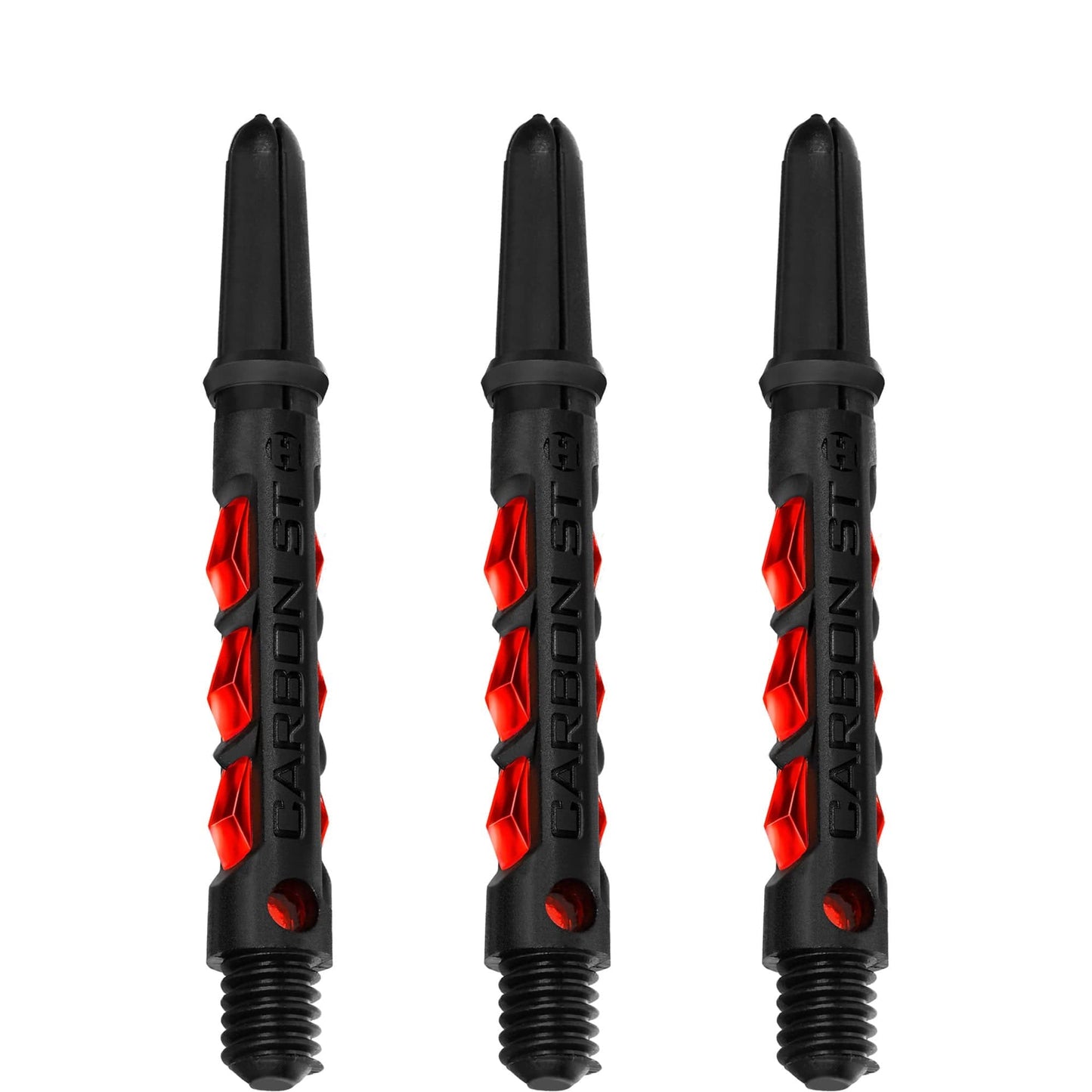 Harrows Carbon ST Shafts - Dart Stems - Black & Red