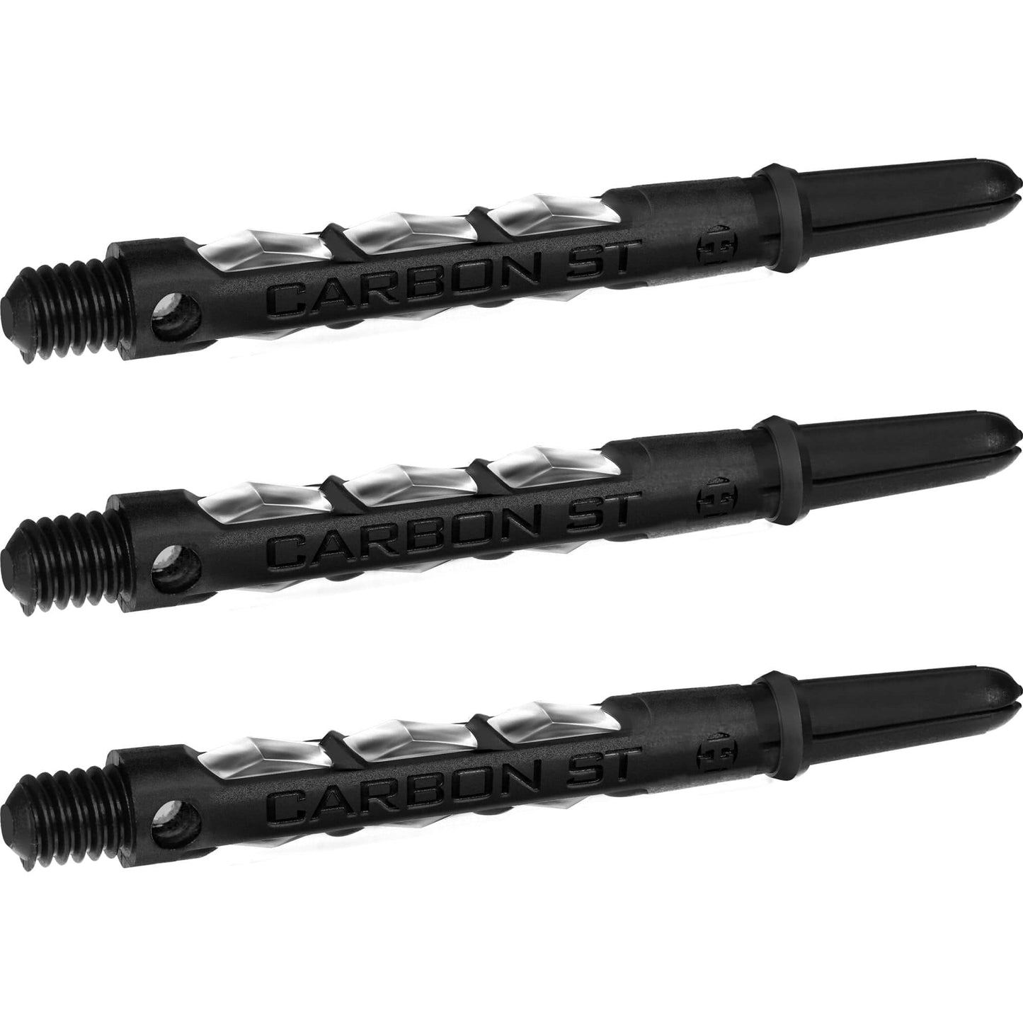 Harrows Carbon ST Shafts - Dart Stems - Black & Clear