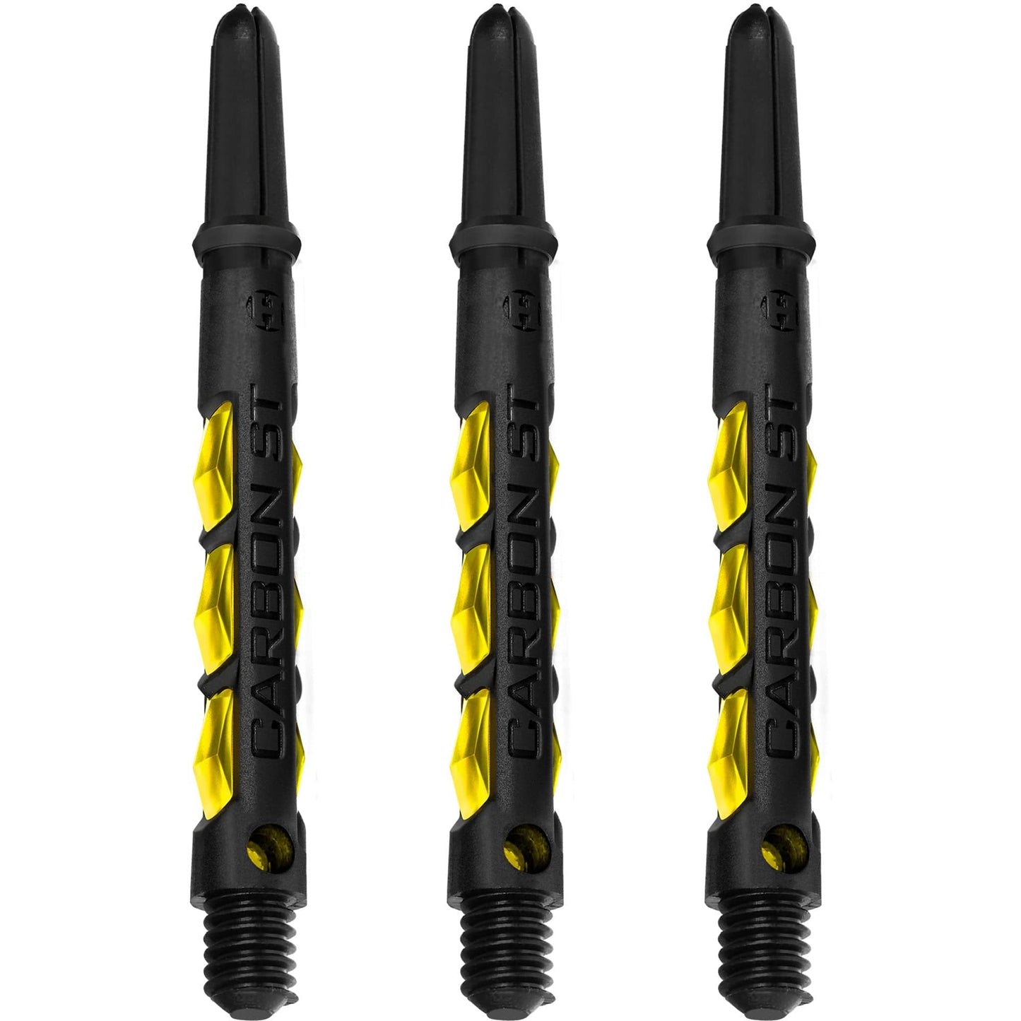 Harrows Carbon ST Shafts - Dart Stems - Black & Yellow