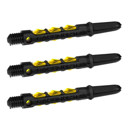 Harrows Carbon ST Shafts - Dart Stems - Black & Yellow