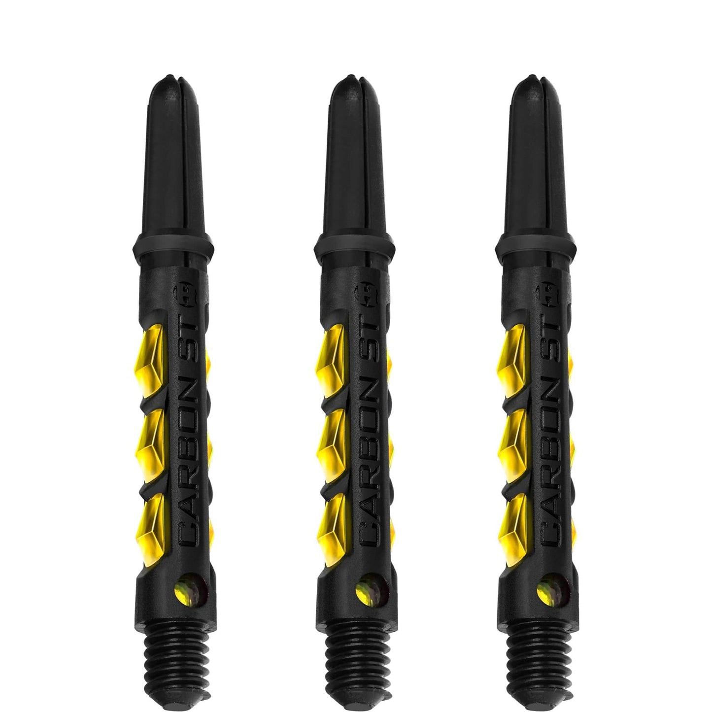 Harrows Carbon ST Shafts - Dart Stems - Black & Yellow