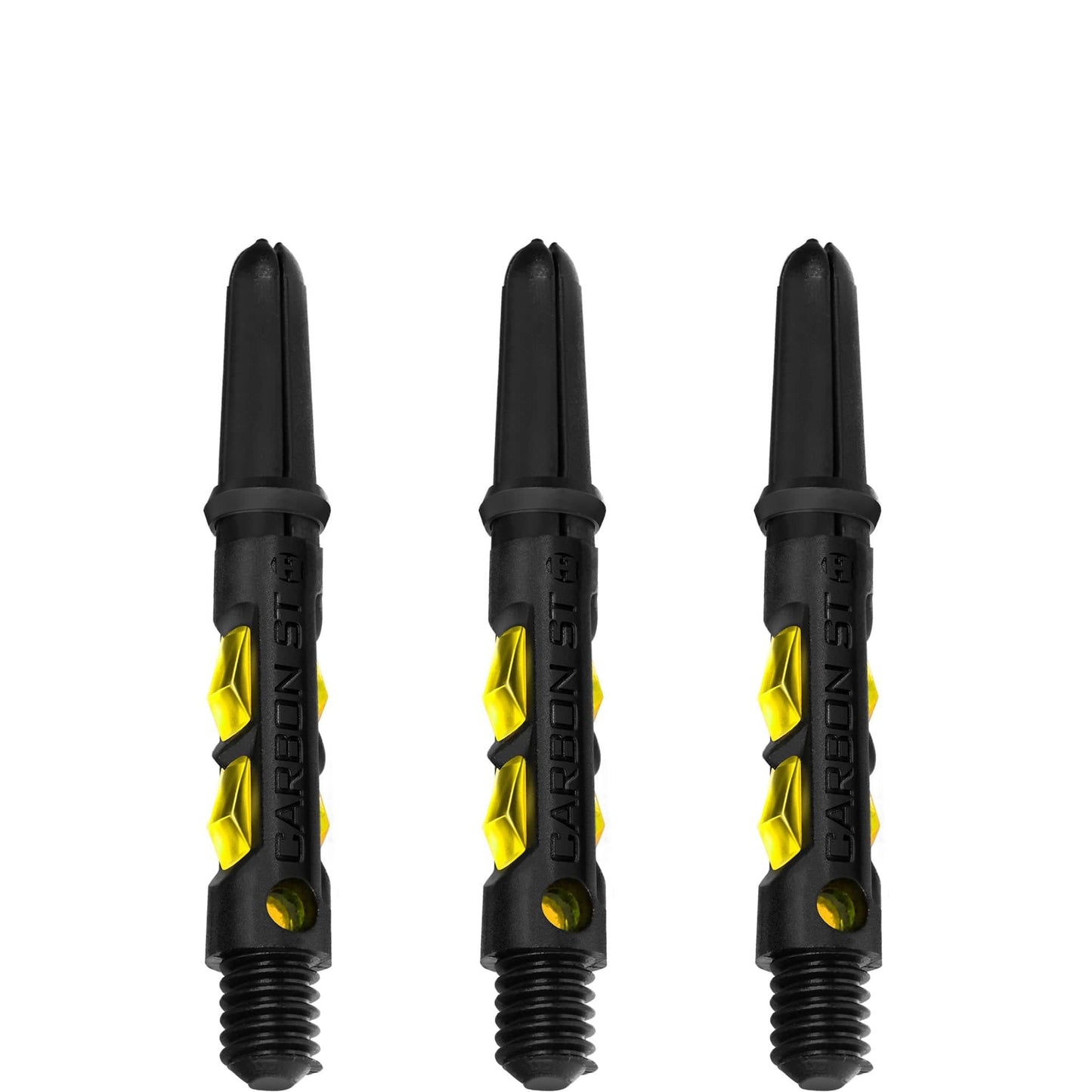 Harrows Carbon ST Shafts - Dart Stems - Black & Yellow