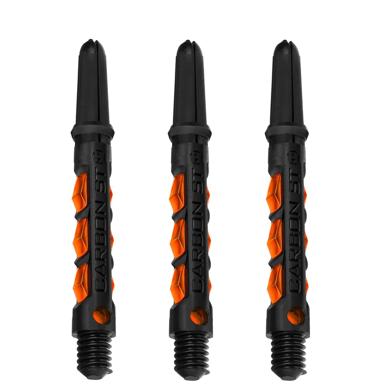 Harrows Carbon ST Shafts - Dart Stems - Black & Orange