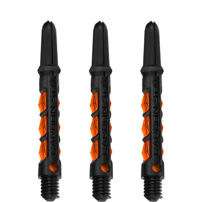 Harrows Carbon ST Shafts - Dart Stems - Black & Orange