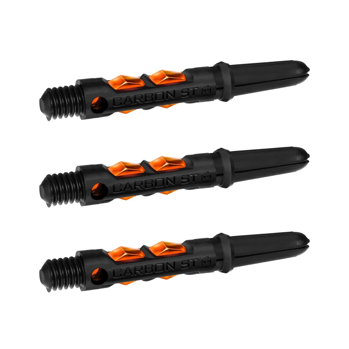 Harrows Carbon ST Shafts - Dart Stems - Black & Orange