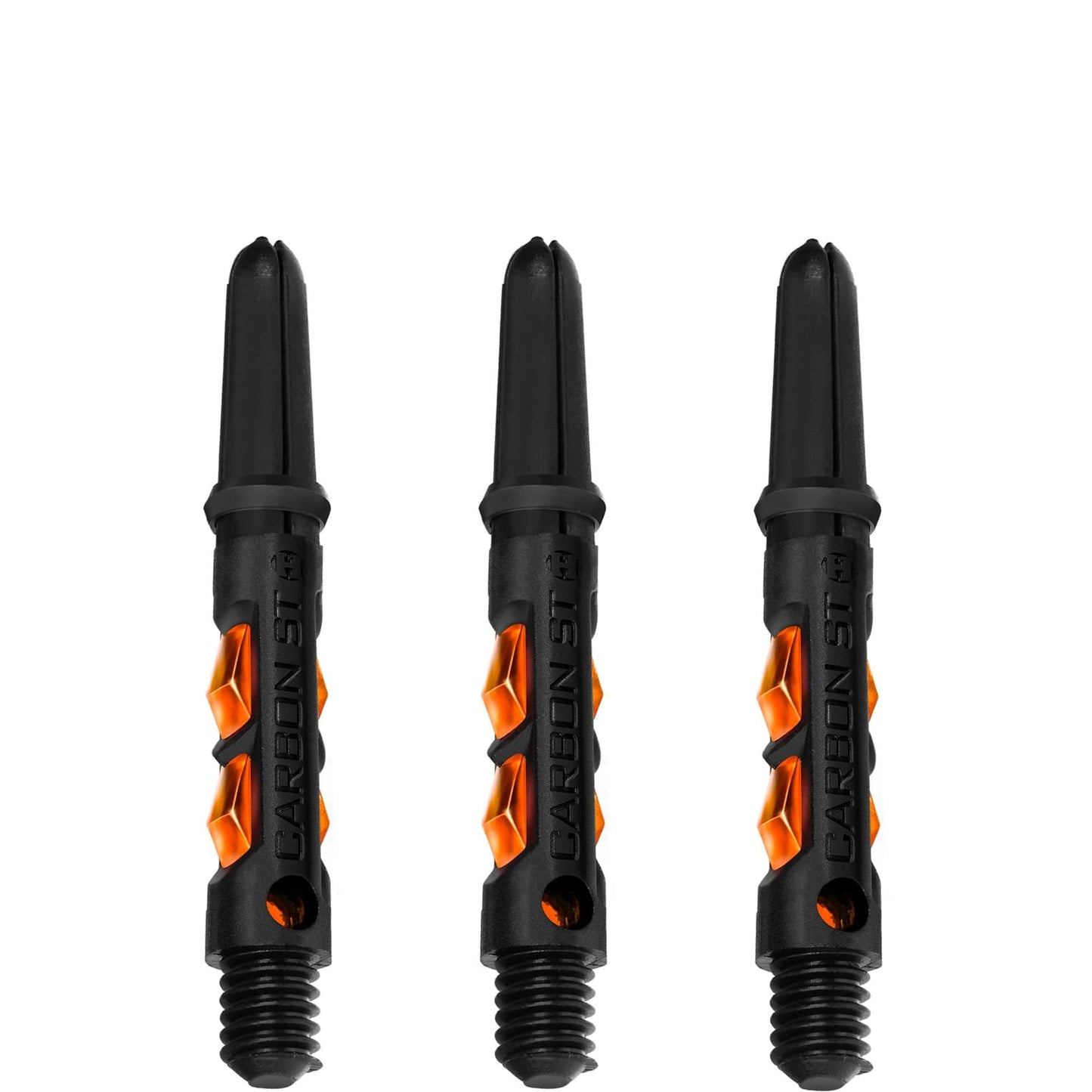 Harrows Carbon ST Shafts - Dart Stems - Black & Orange