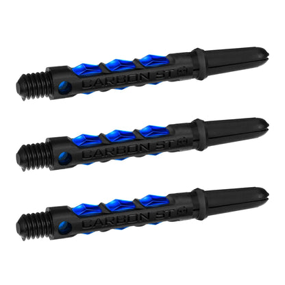 Harrows Carbon ST Shafts - Dart Stems - Black & Blue