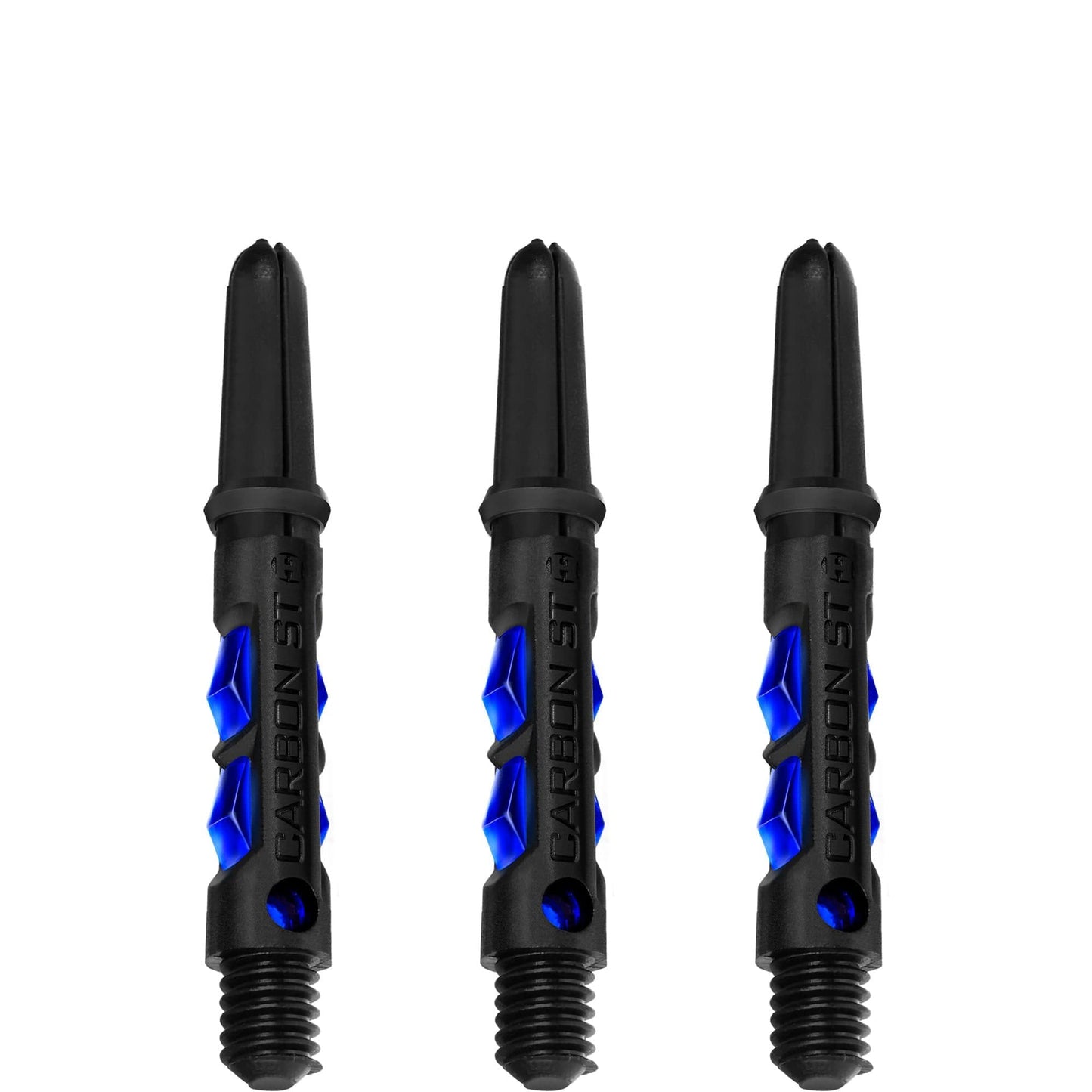 Harrows Carbon ST Shafts - Dart Stems - Black & Blue