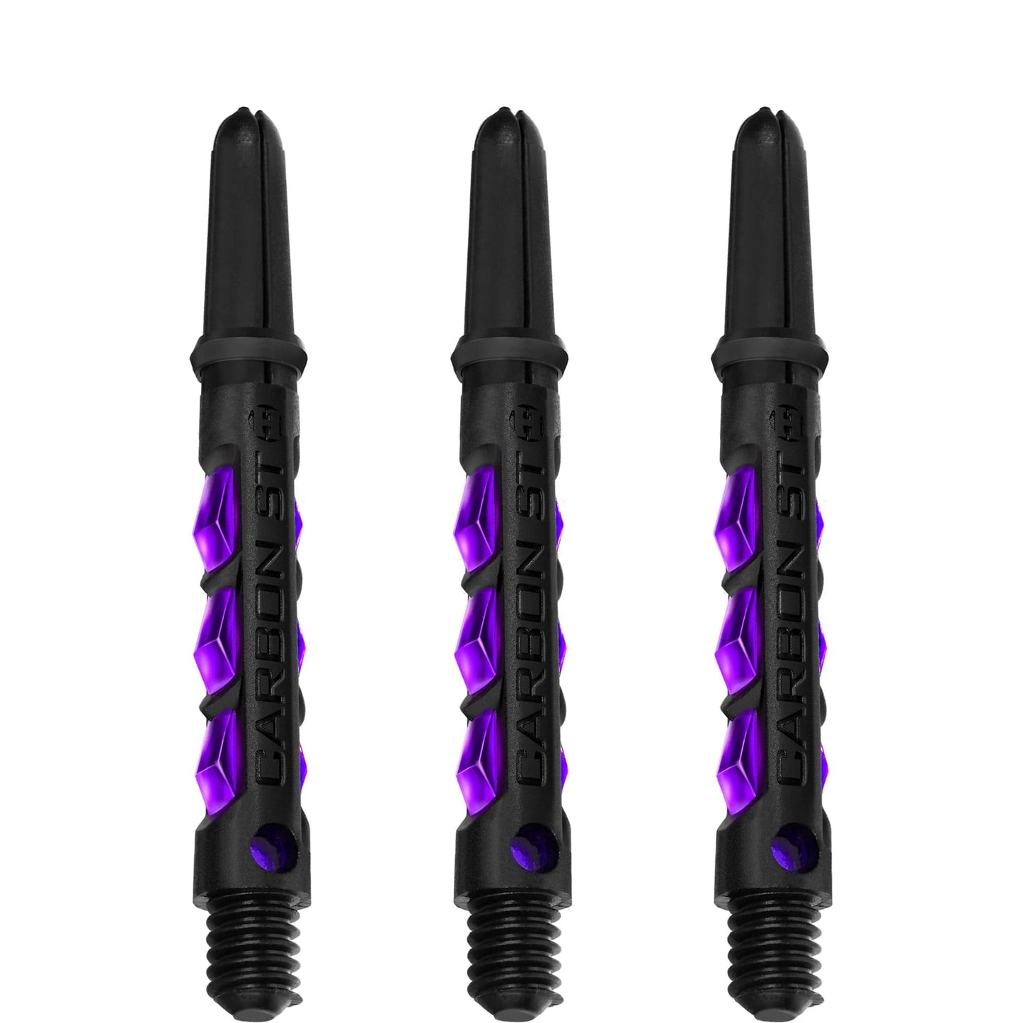 Harrows Carbon ST Shafts - Dart Stems - Black & Purple