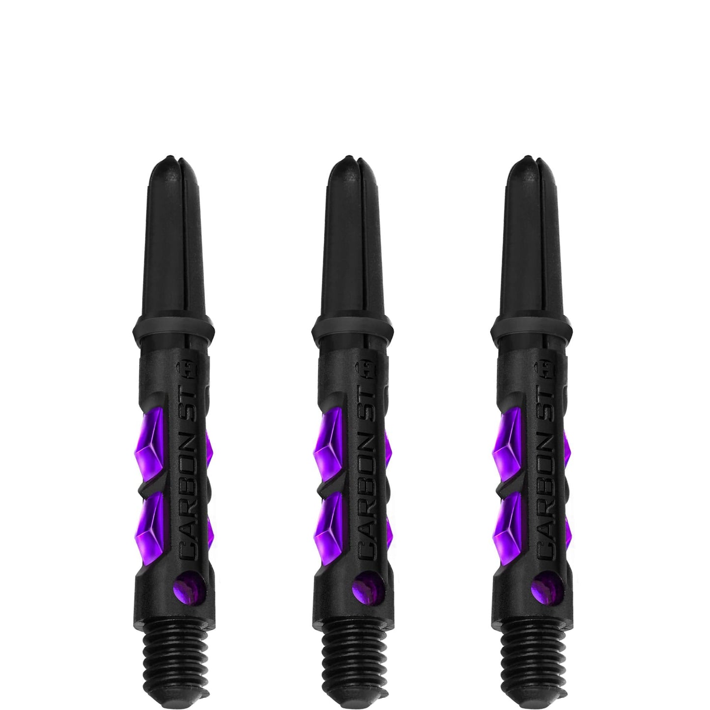 Harrows Carbon ST Shafts - Dart Stems - Black & Purple