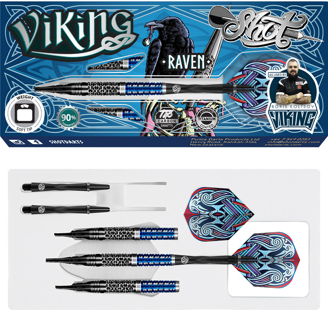 Softtip Shot Viking Raven 90%