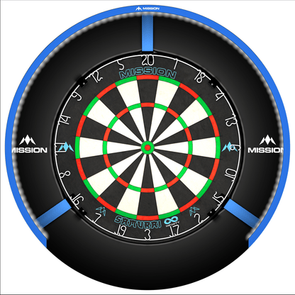 Mission Torus 270 Dartboard Lighting - Bright White Light