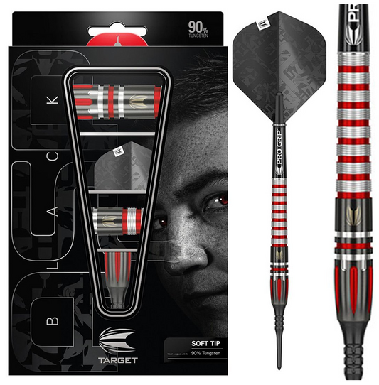 Softtip Target Nathan Aspinall Black 90% Swiss 18 gram