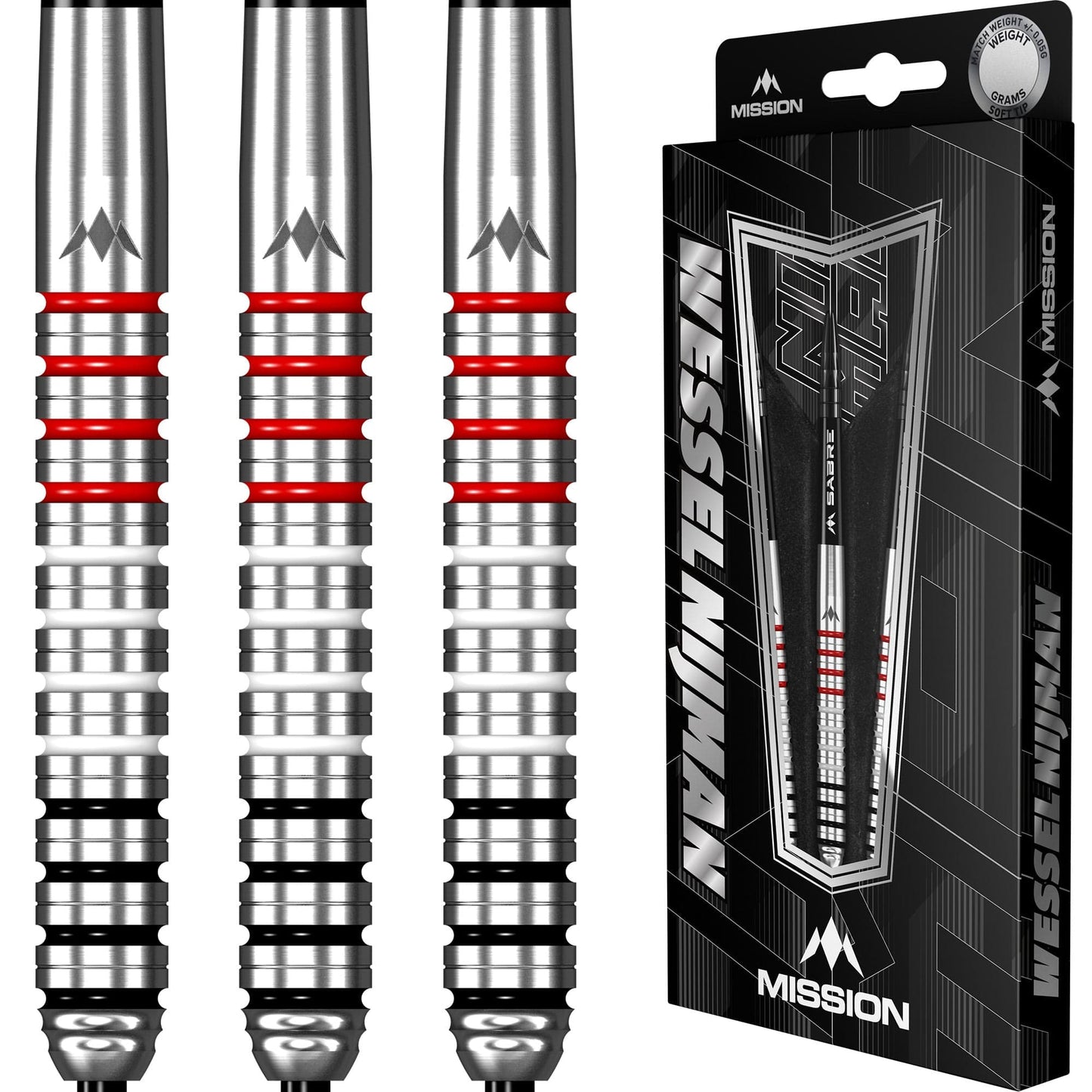 Mission Wessel Nijman Darts - Steel Tip - 95% - Natural