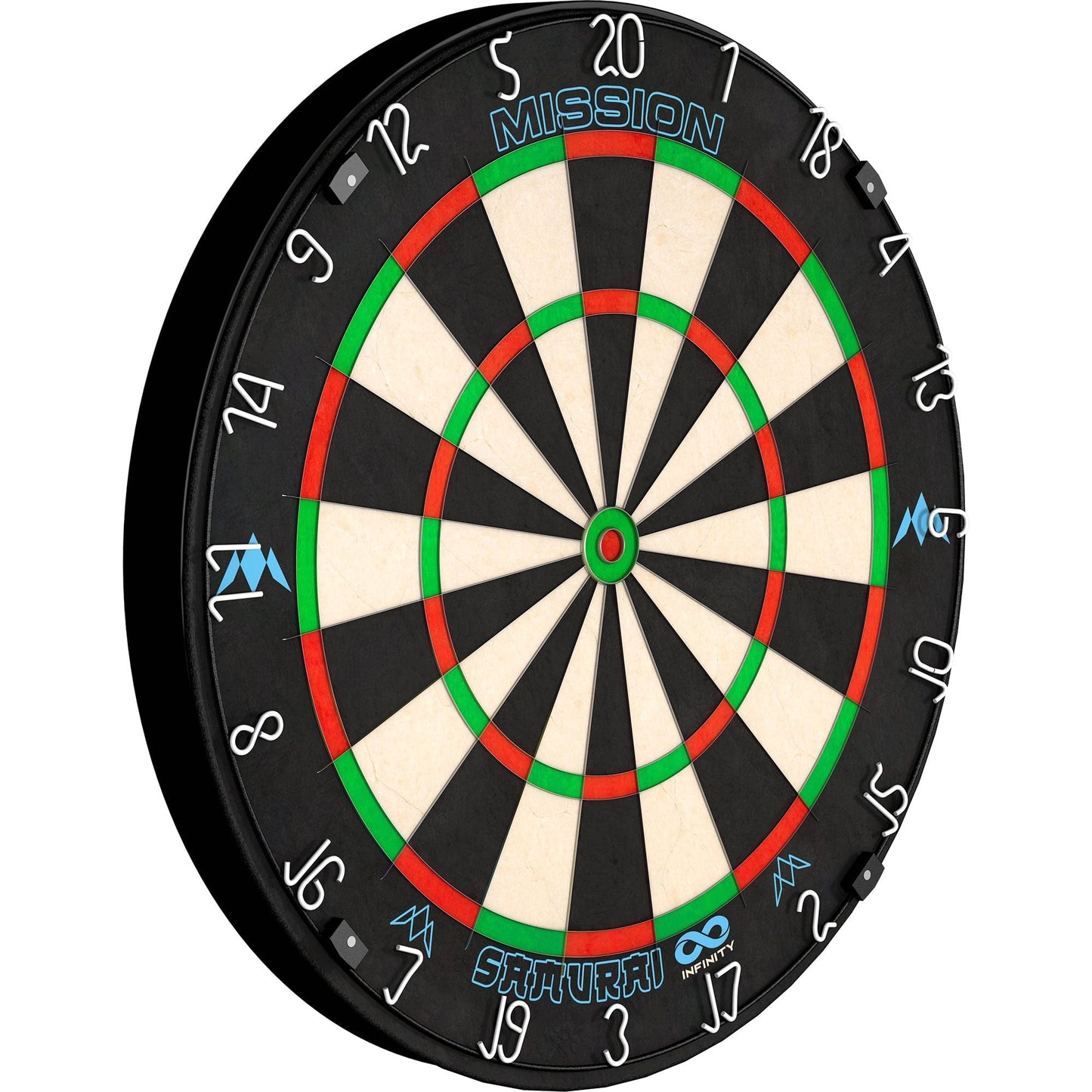 Mission Samurai Infinity Dartboard - Professional Board - Black Ring