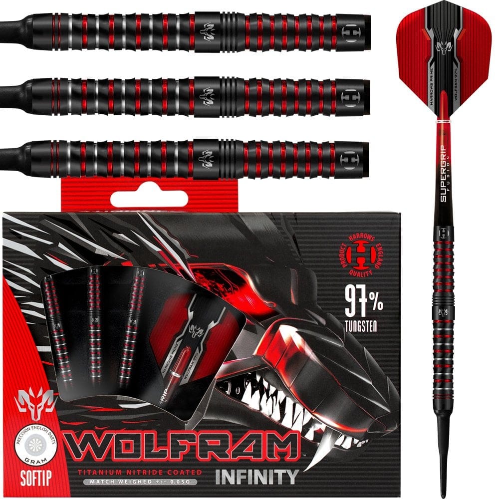 Harrows Wolfram Darts - Soft Tip Tungsten - Infinity