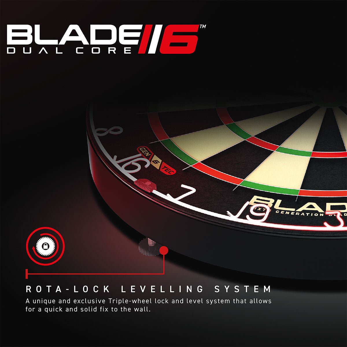 UTSOLGT fra leverandør - Winmau Blade 6 Dual Core Ståldart